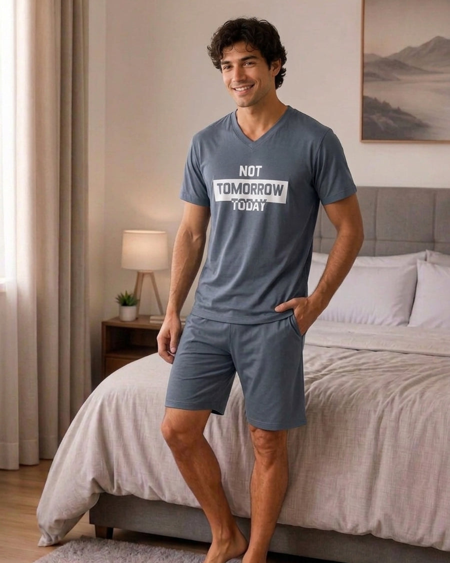 Pijama Hombre Acero
