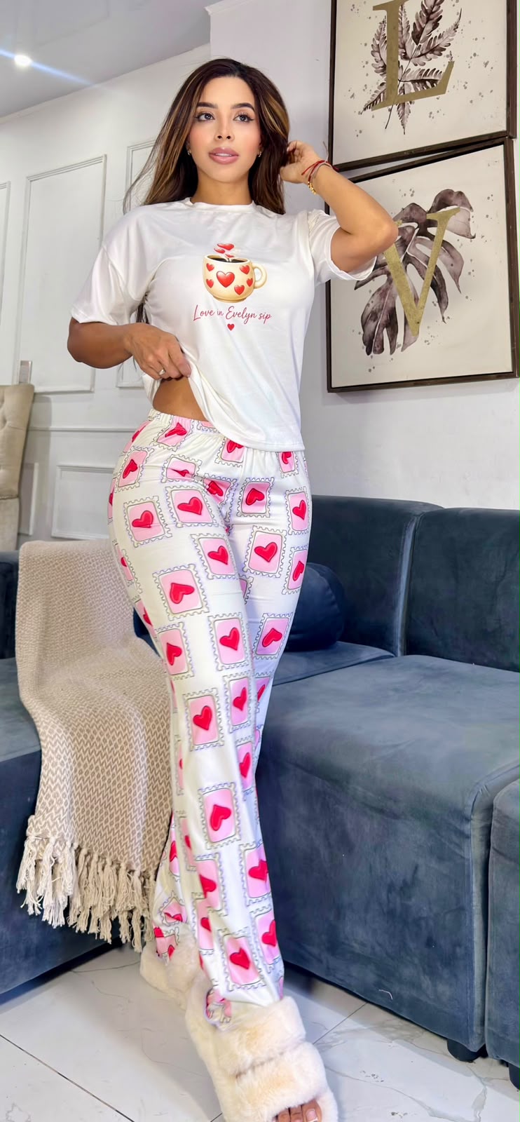 Pijama Caricias - Amada