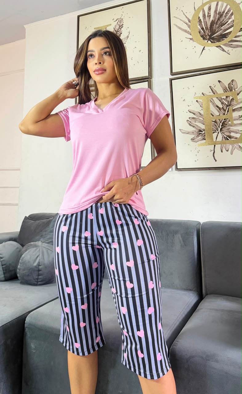 Pijama Camisas Capri Enérgica